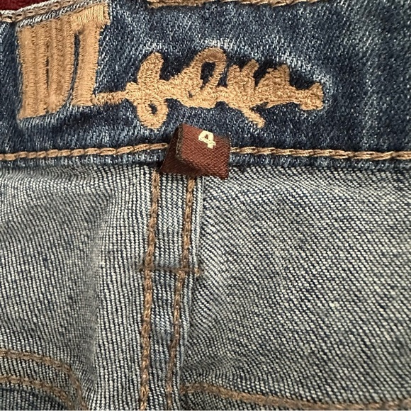 Kut from the Kloth Blue Distressed Jean Shorts - Picture 5 of 5